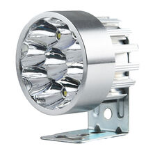 电动车灯led大灯摩托车射灯超亮 三轮车电瓶前改装外置超亮强光射车led大灯12v48v60V定制款 新款9珠聚光外置大灯