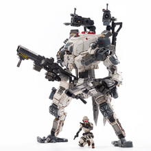 暗源漫画周边JOYTOY1/25钢骨战神86号强击机甲可动军事变形模型盔甲机器人兵人手办玩具生日礼物