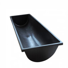 羊用塑料羊槽牛料槽饮 水食槽1米长条牛饲料喂羊的槽子养殖设备 1.99米加深加宽(37*22厘米)