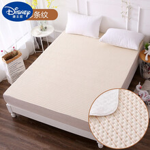 迪士尼高档轻奢新品特价防尿垫婴儿彩棉隔尿垫1.8x2米防水防滑可洗透气超大号纯棉尿不湿整床单 五彩条纹180x200cm1片装 0x0cm