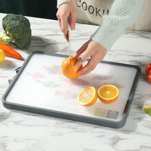 极度空间 双面PP砧板水果切菜板家用塑料砧板防霉辅食板小水果板 cb-05