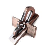 魔金puzzle10级九连环系列解环扣 抖音同款锌合金玩具益智戒指智力锁烧脑怀旧 扬琴