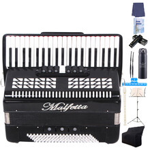 moffat 墨菲特手风琴120BS3排簧41键键盘手风琴黑色红色可选