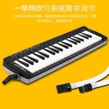 天鹅口风琴全乐理37键学生练习教学比赛儿童成人口吹琴专业乐器琴 简单易上手全乐理推荐款(买就送收纳包+吹奏入门说明