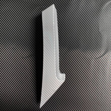 智茵 凯美瑞6代扶手贴膜 六代拉手保护膜 内饰碳纤维改色膜 车门拉手贴 碳纤银色（一套四门）