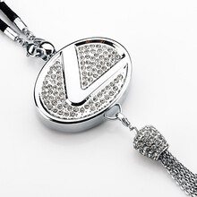 汽车高档香水挂件带钻车标镶钻香水挂饰吊坠精品挂式车载香水摆件 雷克萨斯