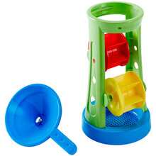 德国(Hape)沙滩玩具大号加厚转轮沙漏套装益智玩具1-3-6岁游乐场挖沙玩具男孩女孩节日生日礼物 1岁+ E4046