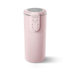 mokkom磨客 榨汁机家用多功能小型1-2人便携式全自动果汁机迷你料理辅食搅拌破壁机豆浆机 粉红色