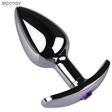 谜姬 自慰器 男用女用SM尾巴后庭肛塞 欲仙高潮调情另类玩具 情趣性用品 金属后庭塞 船锚肛塞