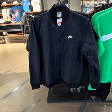 耐克（Nike）外套男装春秋新款户外防风衣运动服跑步舒适时尚休闲训练夹 DM6822-010黑色  M