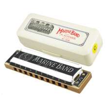 德国进口Hohner和来十孔蓝调布鲁斯成人口琴Marine Band 1896  F调