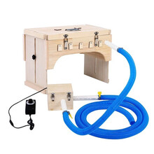 艾妃梦 艾炙盒大号艾灸箱木制家用全身多功能宫寒腰腹温灸仪器 排烟系统一套