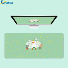玲魅Linmath 鼠标垫动漫电脑键盘垫笔记本办公游戏锁边大号鼠标垫桌垫800*300*3MM努力吖