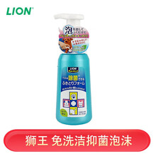 日本狮王lion艾宠猫狗浴液去异味消臭清洁用品猫狗通用款 洁足除菌泡沫250ml
