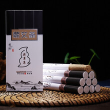 蕲草集 蕲艾条艾柱艾灸条艾灸条艾久条艾炙条三伏灸艾草条五年陈艾条随身灸艾条 纯艾条五年10支装