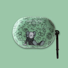 加吾华为freebudspro保护套freebuds pro耳机套freebud4华为无线蓝牙耳机 华为四代Freebudspro【浅绿坐姿KAWS】