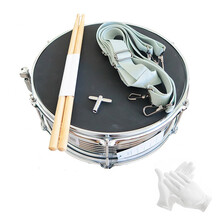 津宝13英寸小军鼓队鼓 金属腔小队鼓 带背带鼓棒架子鼓 标配+军鼓垫一张