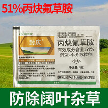 利尔封庆丙炔氟草胺空心莲子草水花生阔叶杂草除草剂烂根除草剂大豆田除草药 4克*600袋/箱