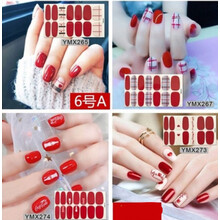 指甲贴纸美甲贴纸全贴3d手指甲贴纸贴片美甲贴纸全贴指甲贴纸指甲贴纸花软甲片. 6号A