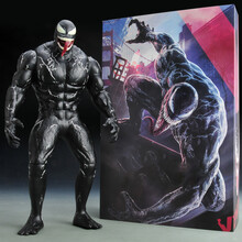 复仇者4联盟漫威毒液红色蜘蛛侠可动人偶模型摆件玩具抖音网红同款 毒液33厘米