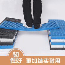 狗笼垫板狗狗垫脚板狗脚垫塑料垫板网格垫板加厚宠物脚垫 黑色 66*52