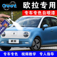 欧拉白猫黑猫好猫补漆笔iq汽车漆深度划痕修复钛白源动蓝色专用自喷漆 万人米 标准修复方案