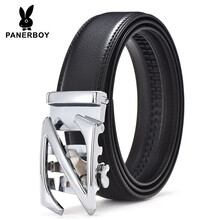 男士皮带真皮自动扣牛皮腰带商务青年裤带学生韩版休闲中年 2号款真皮 115cm