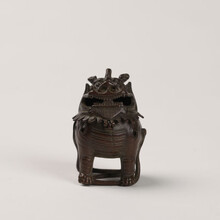 凌烟阁香道具 苏工仿古铜制甪端熏炉香炉盘香炉茶宠摆件香道香薰 小号