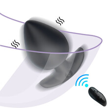 云曼 成人情趣用品 sm电动后庭肛塞远程遥控自慰器震动棒按摩扩肛器 男女通用可外出穿戴性玩具 草莓大号