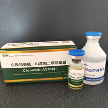 羊用疫苗羊小反刍兽疫山羊痘二联活疫苗羊瘟羊水痘刍痘灵华派威克 高效50头份一盒10瓶价