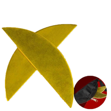 曲漾鸳鸯板  快书月牙板 演奏山东鸳鸯板 月亮板铜书板评书板 小款月牙板【2片】14*4*0.25cm