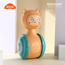 不倒翁玩具 抖音同款1-6周岁宝宝玩具女不倒翁会唱歌说话儿童惯性滑行小汽车 会眨眼的小黄