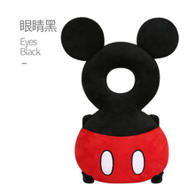 迪士尼 婴幼儿防摔枕宝宝防摔神器小孩婴儿防摔护头枕头学走路儿童学步防撞保护 眼睛黑