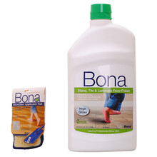 博纳 Bona美国进口瓷砖大理石硬质地面防滑上光护理保养剂瓷砖地砖晶面剂护理剂