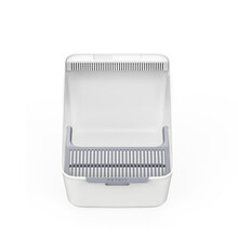 小佩PETKIT净味猫厕所大号猫沙盆防外溅猫咪用品全自动猫砂盆 象牙白