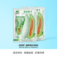 中科茂华 蔬菜瓜果种子 香酥羊角脆甜瓜种子 超甜羊角蜜酥脆香瓜種子 灰白皮绿肉橘瓤 清香爽口高产抗病 香酥羊角脆 甜瓜种子10克/袋