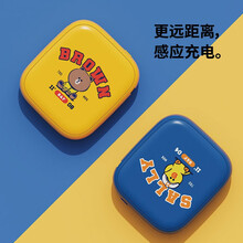 SOLOVE素乐无线充电宝10000mAh大容量超薄小巧便携可爱创意迷你移动电源卡通超萌line friends 运动莎莉