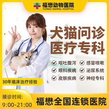 【福懋宠物医院】医院在线咨询执业兽医师医疗服务宠物犬猫狗猫生病拉肚子呕吐问诊宠物问诊 专家问诊