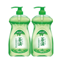 蓝月亮 茶清洗洁精套装   洗涤灵洗碗果蔬净 餐具净 1kg*2