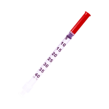 KDL 康德莱 U40 U100胰岛素针一次性注射针器1ml0.33mm针头针管胰岛素注射器 【0.3*8mm U-40】50支+50酒精棉