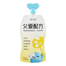简爱酸奶 父爱配方儿童酸奶 精准控糖0%2%4%糖低温益生菌酸牛奶零食 2%蔗糖100g*6袋