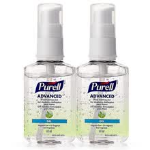 普瑞来（PURELL）60ML泵头 进口凝胶免洗洗手液2瓶装