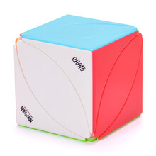 奇艺 枫叶魔方 新款异形魔方 附教程 四轴类异型魔方 儿童创意益智玩具 炫亮六色
