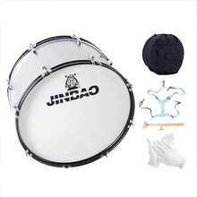 津宝 背架 大军鼓乐器24英寸少先队大队军乐队大鼓带背带 鼓棒+背带+鼓钥匙 大军鼓标配+军鼓包（鼓棒+背带+鼓钥匙）