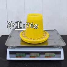 大号喂鸡食槽鸡料桶大料桶 自动喂鸡器 饲料桶 小鸡料桶 养鸡料桶 料桶2斤(5个价格)