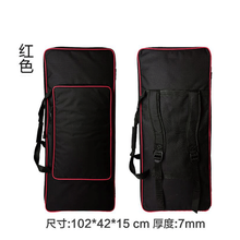 88键37键电子琴包 61键通用防水可背可提 加厚键盘乐器套琴袋定制 经济型 61键 电子琴包 黑色红边