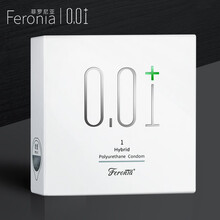 菲罗尼亚 001 超薄避孕套 复合型芦荟滋养 超薄安全套 Feronia 芦荟1只装