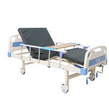 宝意（BAO YI） 单双摇医院病床护理床家用多功能护理床床瘫痪老人康复病床手动升降非电动 双摇 移动款  套餐三
