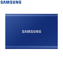 三星(SAMSUNG) T5 T7  Type-c USB3.1 移动固态硬盘 T7 蓝色 1TB