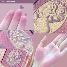 colorrose/浮雕腮红裸妆自然晒红女腮红日杂风微醺腮红豆沙色送女友 1021 腮紫